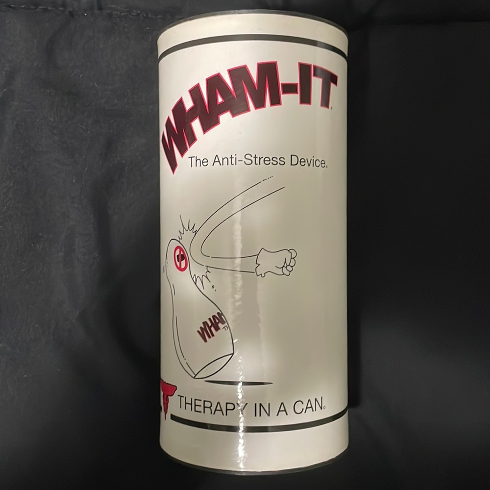 “Wham It” Anti-Stress Device, New in Packaging!